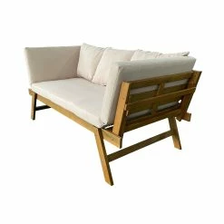 Hot Sale 😀 Marquee Timber Daybed 190 X 82 X 70cm Cream - To Australia 🔔 -MARQUEE Store 05c28e1b6a9d445ba921e8b0adebbda5