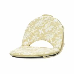 Outlet 😍 Australia Only - Marquee Yellow Botanical Straw Print Disc Chair Palm Italian Straw 👏