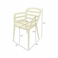 Top 10 ✨ Australia Sale - Marquee Off White Mondo Dining Chair 🎁 -MARQUEE Store 1685c8b9ad8249bcb5d559bf9fa69802