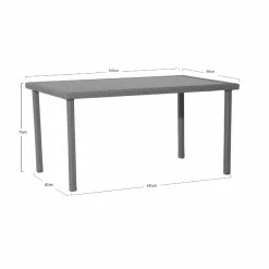 Best Pirce 🎁 Marquee 150 X 90cm Bayfield Wicker Dining Table Other - To Australia 😍 -MARQUEE Store 16a192a0a82f478a8c7cd7f8d9e16b60