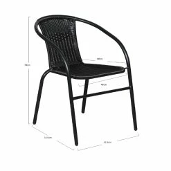 Cheapest 🔔 Australia Sale - Marquee Black 3 Piece Wicker Bistro Set ✨ -MARQUEE Store 2657deaa5d0f4233913f8697bfde784e