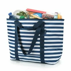 Cheapest 😉 Australia Sale - Marquee Navy Stripe 50 Can Tote Cooler Bag Navy And White Stripe 😉 -MARQUEE Store 2b712d7e9bb44370bf0f9a71121e9939