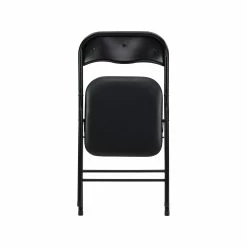 Best Sale ❤️ Australia Only - Marquee Padded Vinyl Black Folding Chair 👏 -MARQUEE Store 33b760341e1044858b78e92d26b00105