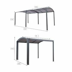 Outlet 🎉 Australia Sale - Marquee Charcoal Extendable Steel Gazebo 😉 -MARQUEE Store 41b63a8b03294301afca23ac663d4bfc