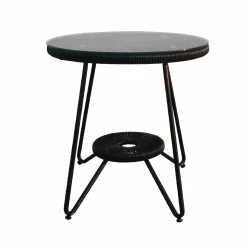 New ⌛ Marquee 500 X 500mm Black Verna Coffee Table - To Australia ⭐