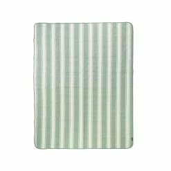 Marquee Sales Store 35 Best reviews of π₯° Australia Only - Marquee 1.5 X 1.8m Green Striped Recycled Picnic Rug Stripe Green Bay / Green Tint π
