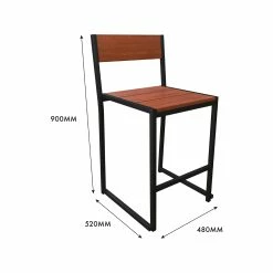 Wholesale ❤️ Australia Only - Marquee Trentham Outdoor Bar Chair Black And Natural ⌛ -MARQUEE Store 581327890210497a86c3d23af01588a3