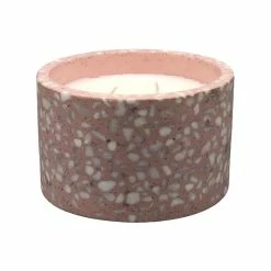 Marquee Sales Store 45 Best Sale π₯ Australia Only - Marquee 130 X 130 X 80mm Terrazzo Pink Citronella Candle π€©