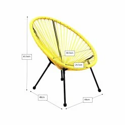 Hot Sale 🎁 Marquee Yellow Kids Verna Chair - To Australia 👏 -MARQUEE Store 7da8d2b2a9474126b27d8410268d3db9