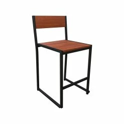 Wholesale ❤️ Australia Only - Marquee Trentham Outdoor Bar Chair Black And Natural ⌛