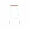Best Sale 🛒 Australia Only - Marquee Industrial Acacia Bar Stool White 🧨