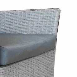 Flash Sale ❤️ Marquee 3pcs Steel Rattan Glass Setting Grey Other - To Australia 🎁 -MARQUEE Store 9f81ad82555447989ae0e715970663d6