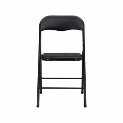 Best Sale ❤️ Australia Only - Marquee Padded Vinyl Black Folding Chair 👏 -MARQUEE Store b32ec84a2c0d4efbaa08a3e02fb8ead8