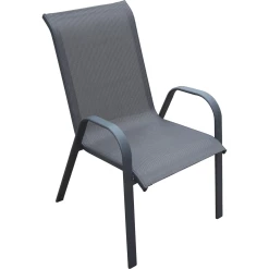 Buy 🤩 Australia Only - Marquee Steel Sling Chair Charcoal 😀