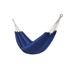 Top 10 😍 Australia Sale - Marquee 100 X 190cm Single Polycotton Hammock Blue / Grey 🧨