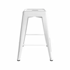 Coupon ⌛ Australia Only - Marquee White Metal Bar Stool 😀