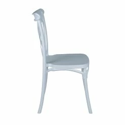 Outlet 💯 Australia Only - Marquee White Cross-Back Dining Chair 🌟 -MARQUEE Store c324cc12be784bdeba0c05d7928cb80c