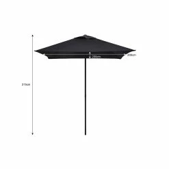 Promo 🤩 Marquee 2m Square Goulburn Market Umbrella Charcoal - To Australia 🧨 -MARQUEE Store c3660a133ad34bd4b077ec389161ef00