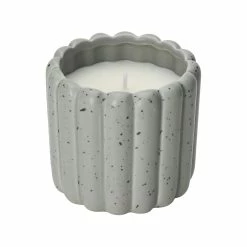 Marquee Sales Store 39 Brand new π Australia Sale - Marquee 118 X 118mm Pinstripe Grey Freckle Ceramic Citronella Candle π