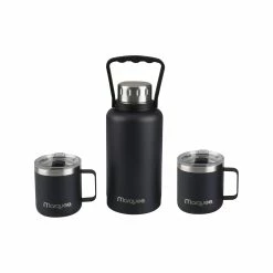 Best reviews of 🧨 Marquee 1.2L Graphite Insulated Flask And Mug Set - To Australia ⭐