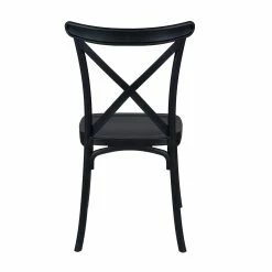 Best deal 🥰 Marquee Black Cross Back Dining Chair - To Australia 😉 -MARQUEE Store ef15356b415b466499f541fccf31f877